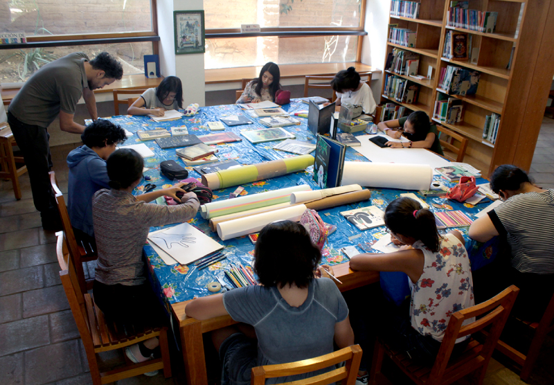 Sala pequeños lectores Xochi